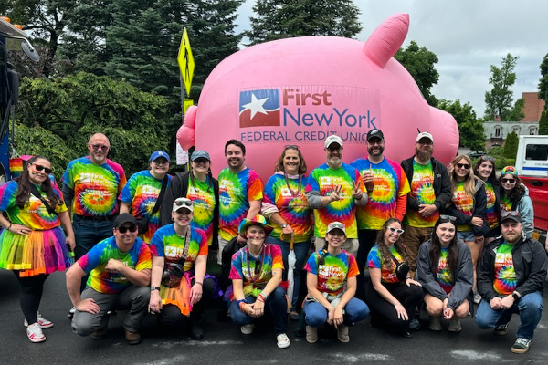 First New York Team Members and friends at the Pride Parade 2024 in Albany